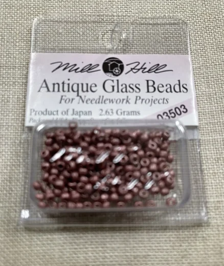 Mill Hill 03503 Antique Seed Beads - Satin Cranberry