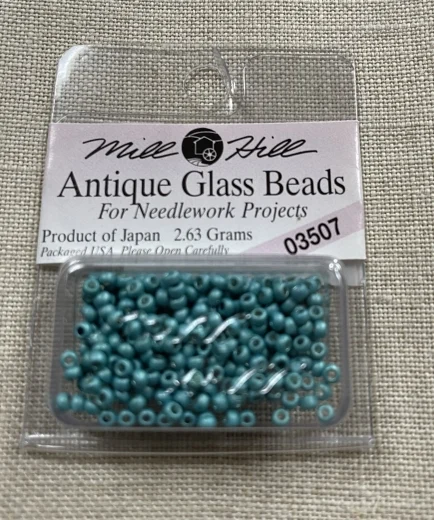 Mill Hill 03507 Antique Seed Beads - Satin Turquoise