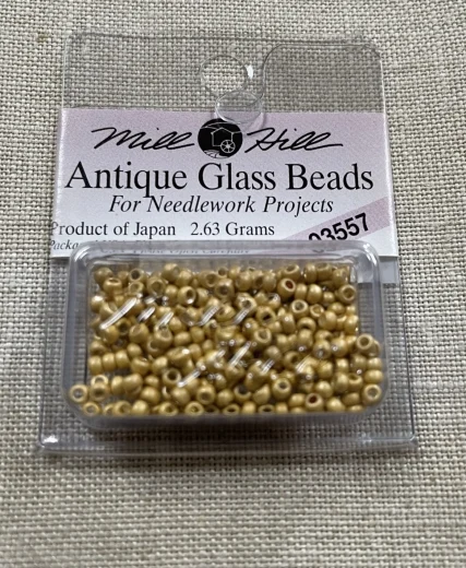 Mill Hill 03557 Antique Seed Beads - Satin Old Gold