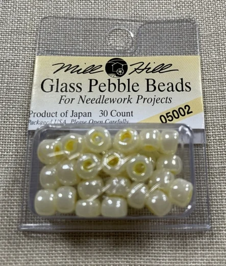 Mill Hill 05002 Pebble Beads - Yellow Cream