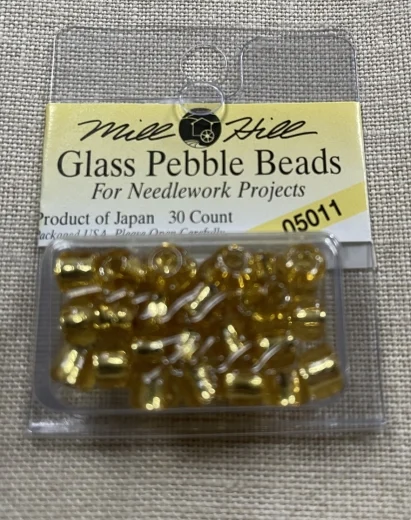 Mill Hill 05011 Pebble Beads - Victorian Gold