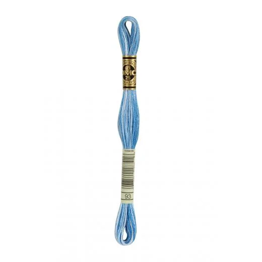 DMC Sticktwist Mouliné Spécial - 93 kornblumenblau multicolor