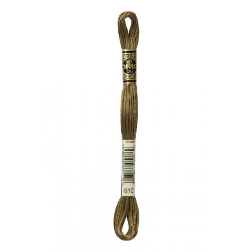 DMC Sticktwist Mouliné Spécial - 610 graubraun dunkel