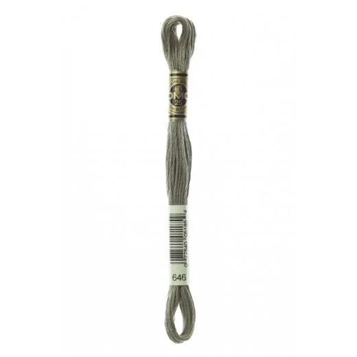 DMC Sticktwist Mouliné Spécial - 646 bibergrau dunkel
