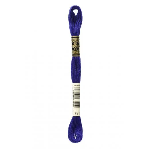 DMC Sticktwist Mouliné Spécial - 791 kornblumenblau sehr dunkel