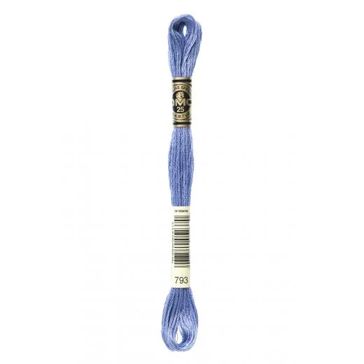 DMC Sticktwist Mouliné Spécial - 793 kornblumenblau mittel