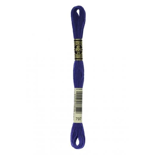 DMC Sticktwist Mouliné Spécial - 797 royalblau
