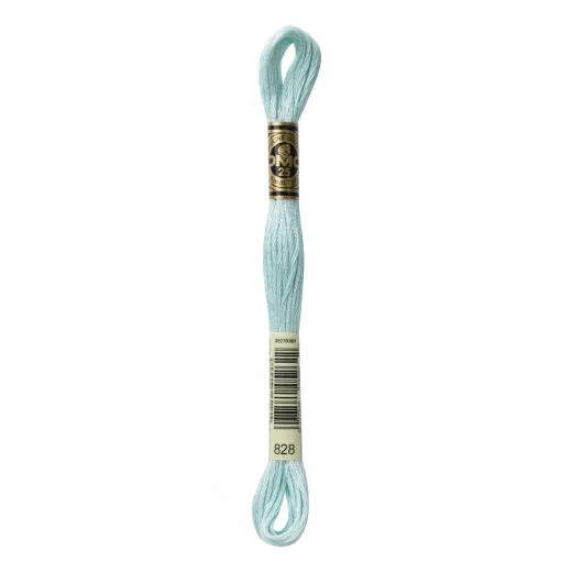 DMC Sticktwist Mouliné Spécial - 828 blau hellstes