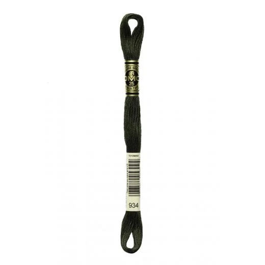 DMC Sticktwist Mouliné Spécial - 934 avocadogrün dunkelstes