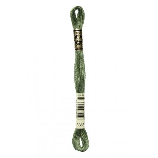 DMC Sticktwist Mouliné Spécial - 3363 kieferngrün mittel