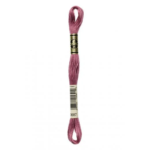 DMC Sticktwist Mouliné Spécial - 3687 malve