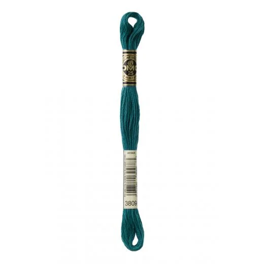 DMC Sticktwist Mouliné Spécial - 3809 türkis sehr dunkel
