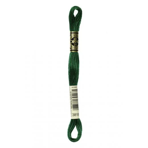 DMC Sticktwist Mouliné Spécial - 3818 smaragdgrün dunkelstes