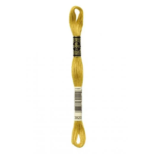DMC Sticktwist Mouliné Spécial - 3820 stroh dunkel