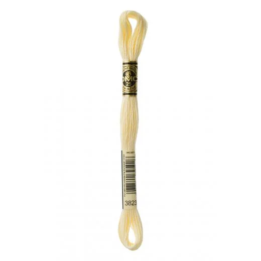 DMC Sticktwist Mouliné Spécial - 3823 blassgelb hellstes