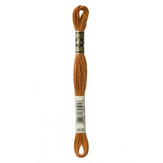 DMC Sticktwist Mouliné Spécial - 3826 goldbraun