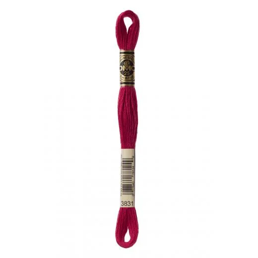 DMC Sticktwist Mouliné Spécial - 3831 himbeere dunkel