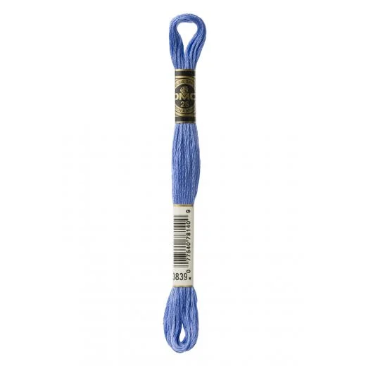 DMC Sticktwist Mouliné Spécial - 3839 lavendelblau mittel