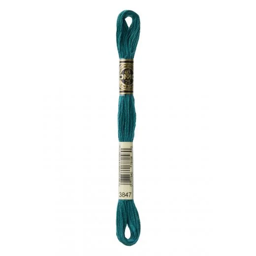 DMC Sticktwist Mouliné Spécial - 3847 petrol dunkel