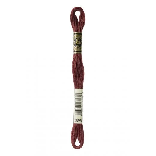 DMC Sticktwist Mouliné Spécial - 3858 rosenholz mittel