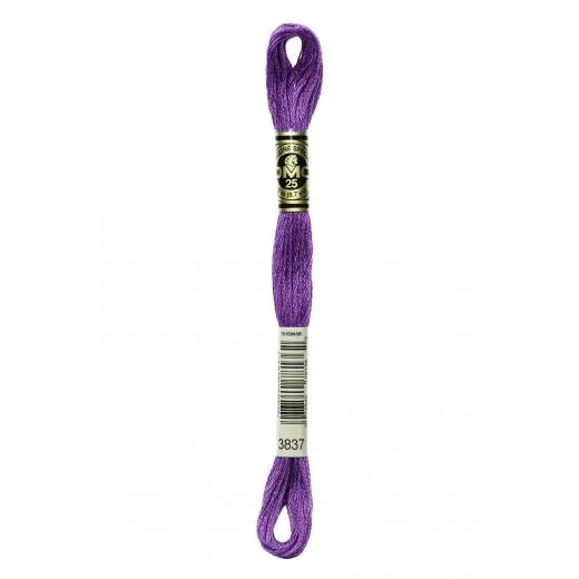 DMC Sticktwist Mouliné Spécial - 3837 lavendel dunkelstes