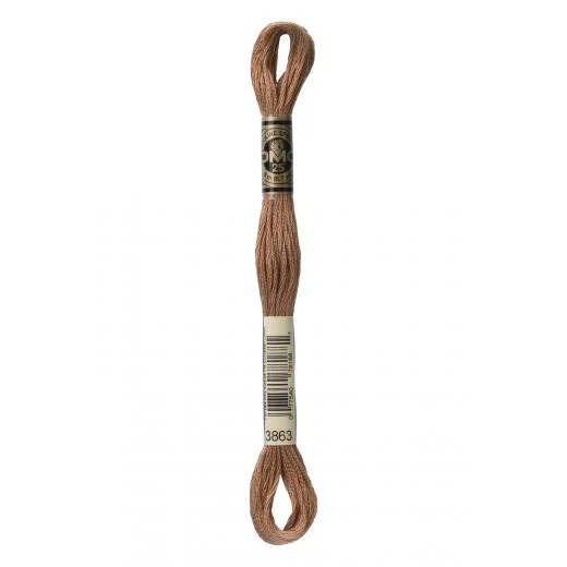 DMC Sticktwist Mouliné Spécial - 3863 mokkabeige mittel