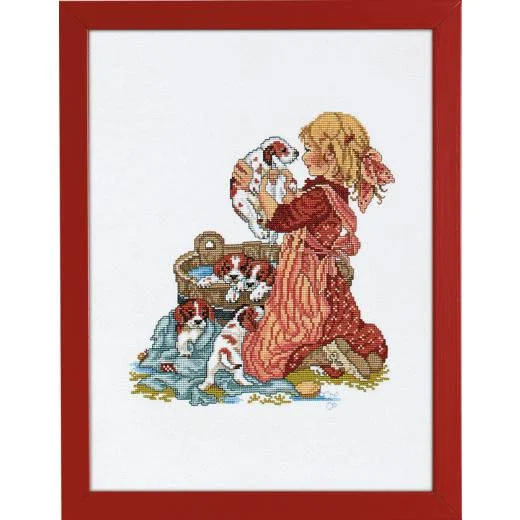 Eva Rosenstand - Mädchen mit Hunden