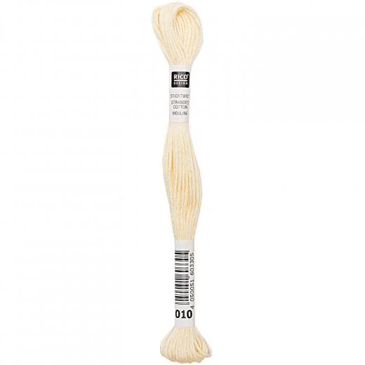 Rico Design Sticktwist - Farbe 10 hellgelb