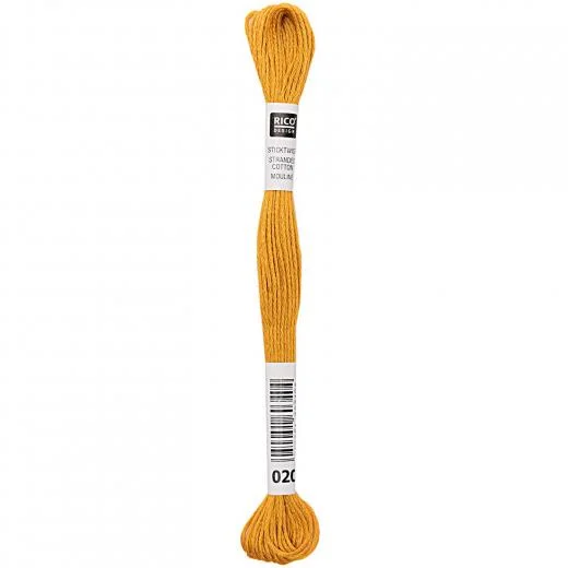 Rico Design Sticktwist - Farbe 20 goldgelb