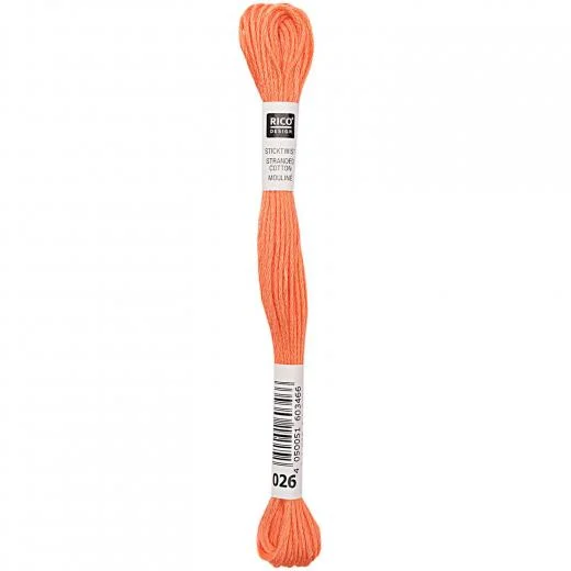 Rico Design Sticktwist - Farbe 26 brillantrot