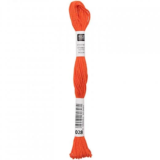 Rico Design Sticktwist - Farbe 28 brillantrot