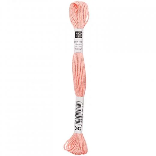 Rico Design Sticktwist - Farbe 32 lachsrot