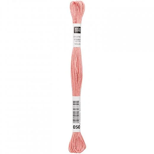 Rico Design Sticktwist - Farbe 50 koralle