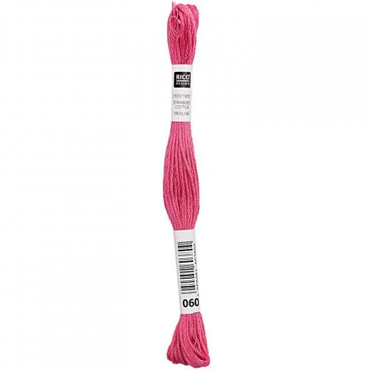 Rico Design Sticktwist - Farbe 60 fuchsia