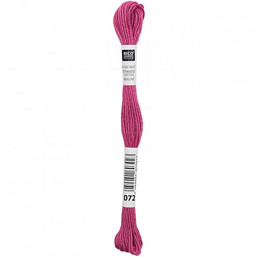Rico Design Sticktwist - Farbe 72 beerenrot