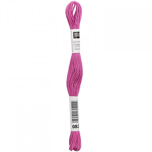 Rico Design Sticktwist - Farbe 82 magenta