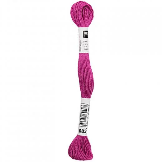 Rico Design Sticktwist - Farbe 83 magenta