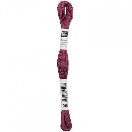 Rico Design Sticktwist - Farbe 88 weinrot