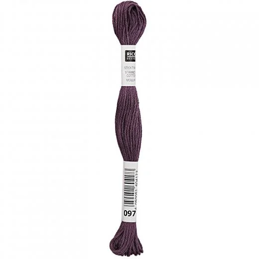 Rico Design Sticktwist - Farbe 97 aubergine