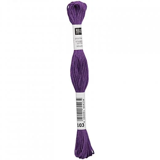 Rico Design Sticktwist - Farbe 103 flieder