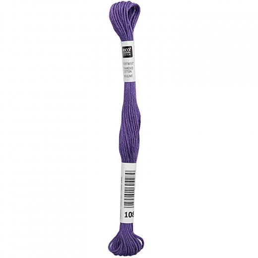 Rico Design Sticktwist - Farbe 108 helllila
