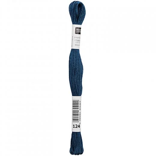 Rico Design Sticktwist - Farbe 124 blau