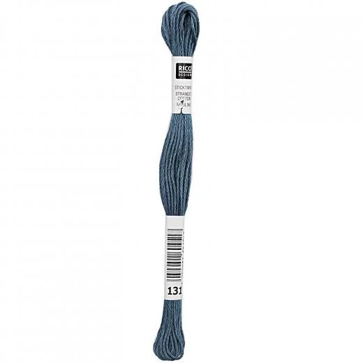 Rico Design Sticktwist - Farbe 131 rauchblau