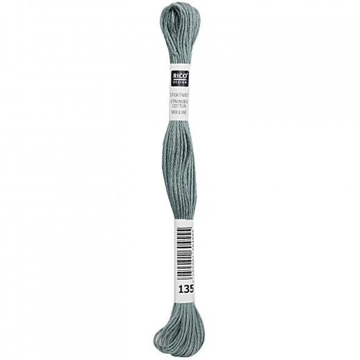 Rico Design Sticktwist - Farbe 135 petrol
