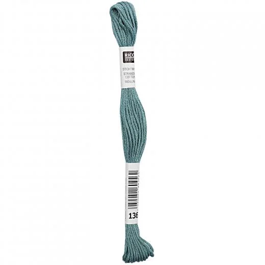 Rico Design Sticktwist - Farbe 136 petrol