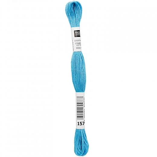 Rico Design Sticktwist - Farbe 157 cyan