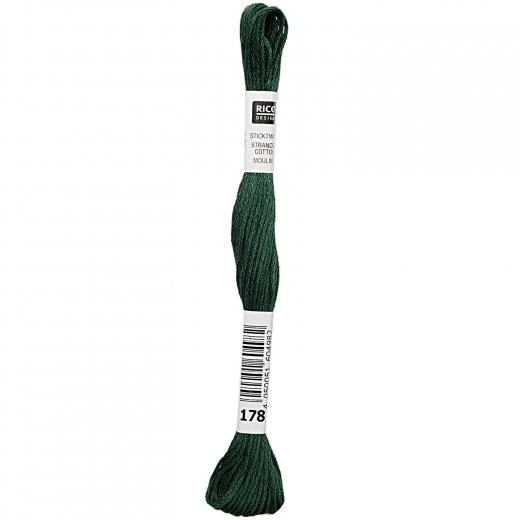 Rico Design Sticktwist - Farbe 178 tannengrün