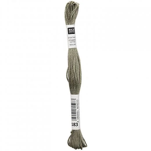 Rico Design Sticktwist - Farbe 183 graugrün