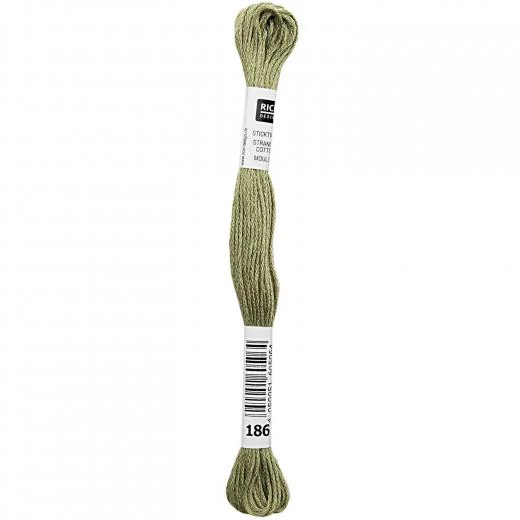 Rico Design Sticktwist - Farbe 186 khaki