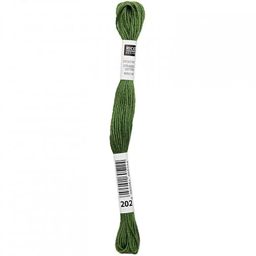 Rico Design Sticktwist - Farbe 202 grün